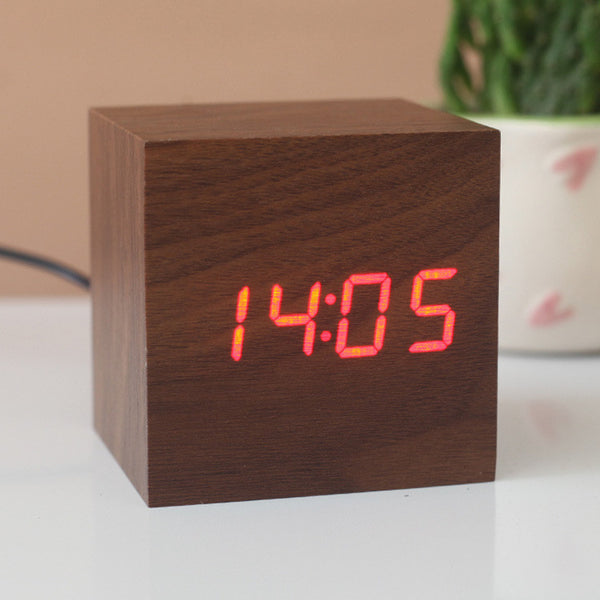 Digital Clock LED Retro Table Electronic Clock