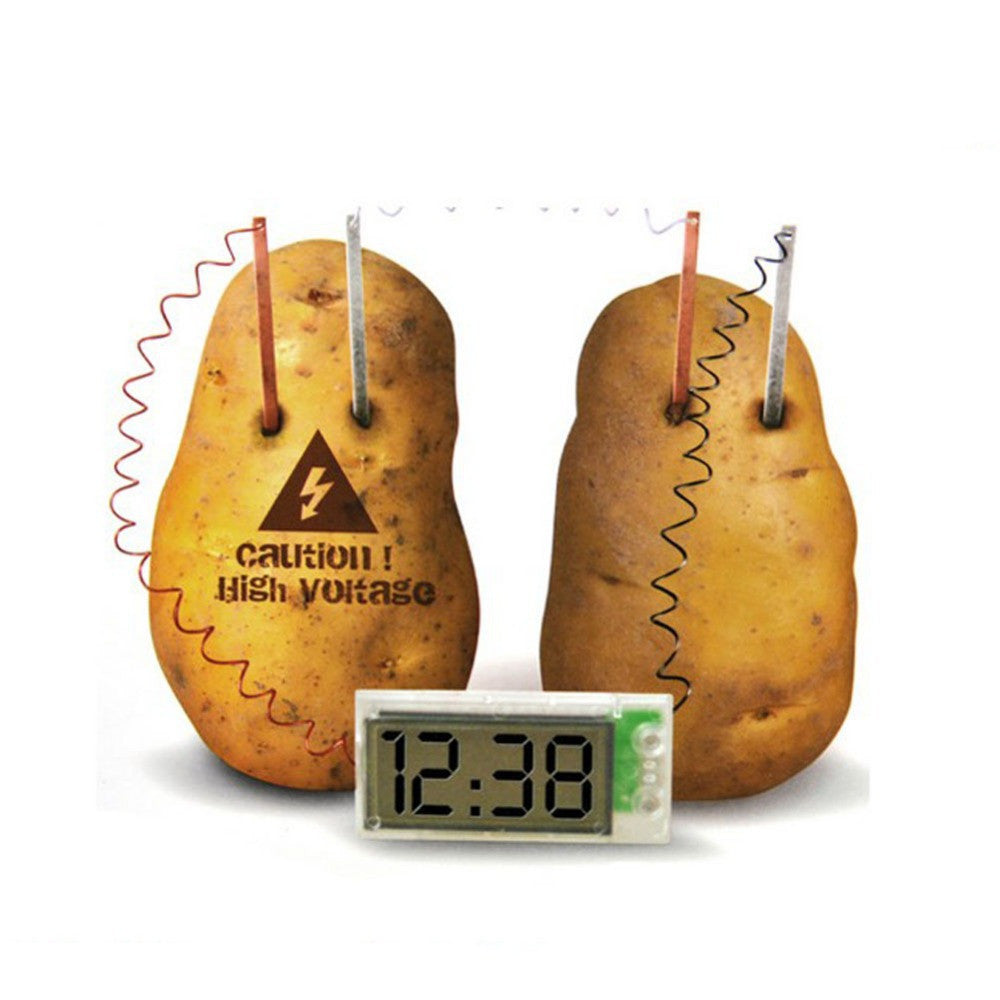 Material Conversion Power Supply LCD Potato Clock